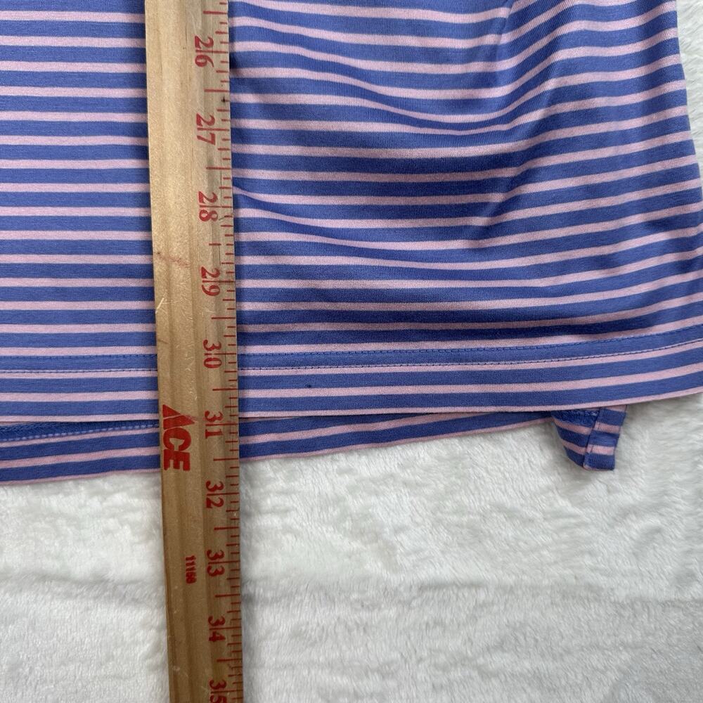 Masters Designed By Peter Millar Polo Golf Shirt Striped Men’s Size XL Preppy - Picture 5 of 8